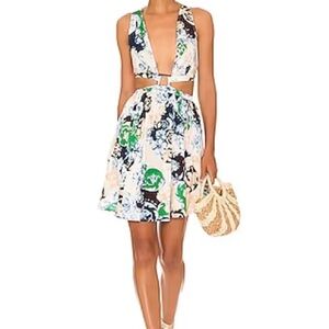Agua Bendita Cut-Out Dress